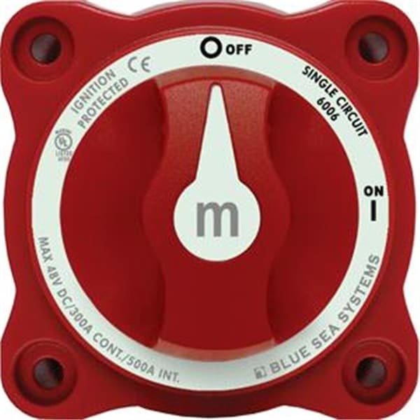 Blue Sea Systems Blue Sea 6006 mSeries (Mini) Battery Switch Single